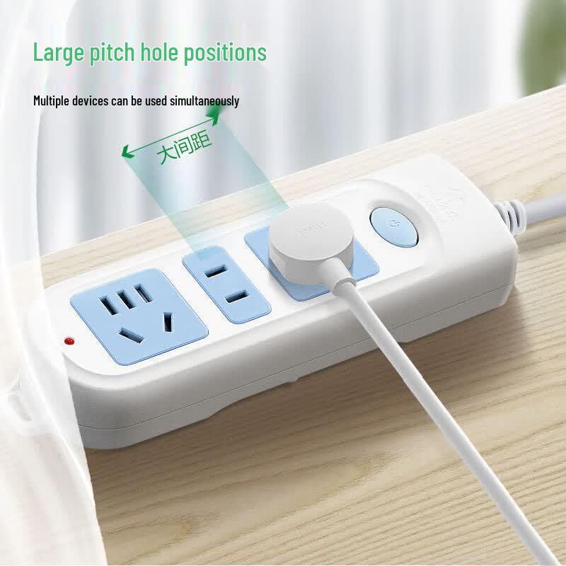 BULL Multi-Function Power Strip with Child Protection CN plug (adapter included)