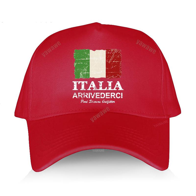 Мужская и женская кепка люксового бренда, винтажная бейсболка Italia Bandiera uomo uomini Vendita A Buon Mercato, забавный дизайн, летняя шапка