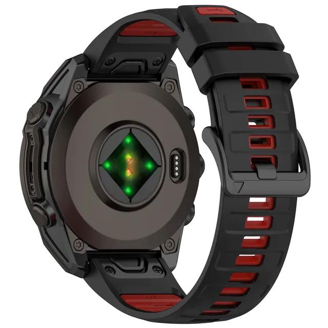 26 мм 22 мм 20 мм Силиконовый ремешок для Garmin Fenix 8 51 мм 47 мм Quick Fit Официальный браслет Ремешок для запястья Fenix 7X 6X 5X Pro Enduro3