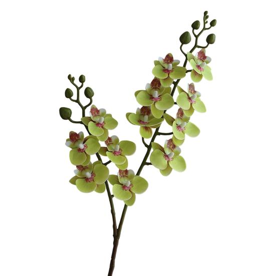 Искусственные орхидеи-бабочки 2 ветки реалистичный искусственный шелковый цветок свадьба