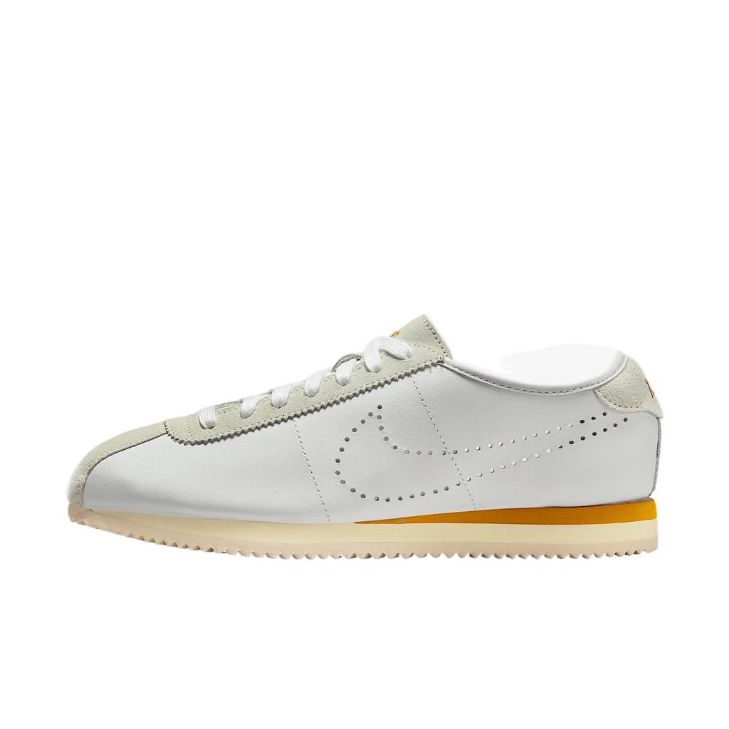 Nike Cortez White Bronze Perforated Swoosh Women's Sneakers HQ1841-100