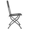 3 Piece Garden Dining Set Expanded Metal Mesh Anthracite Grey