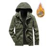 Men's Outdoor Casual Interior Sheep Cake Velvet Large Size Work Clothes Warm Hooded Cotton Jacket