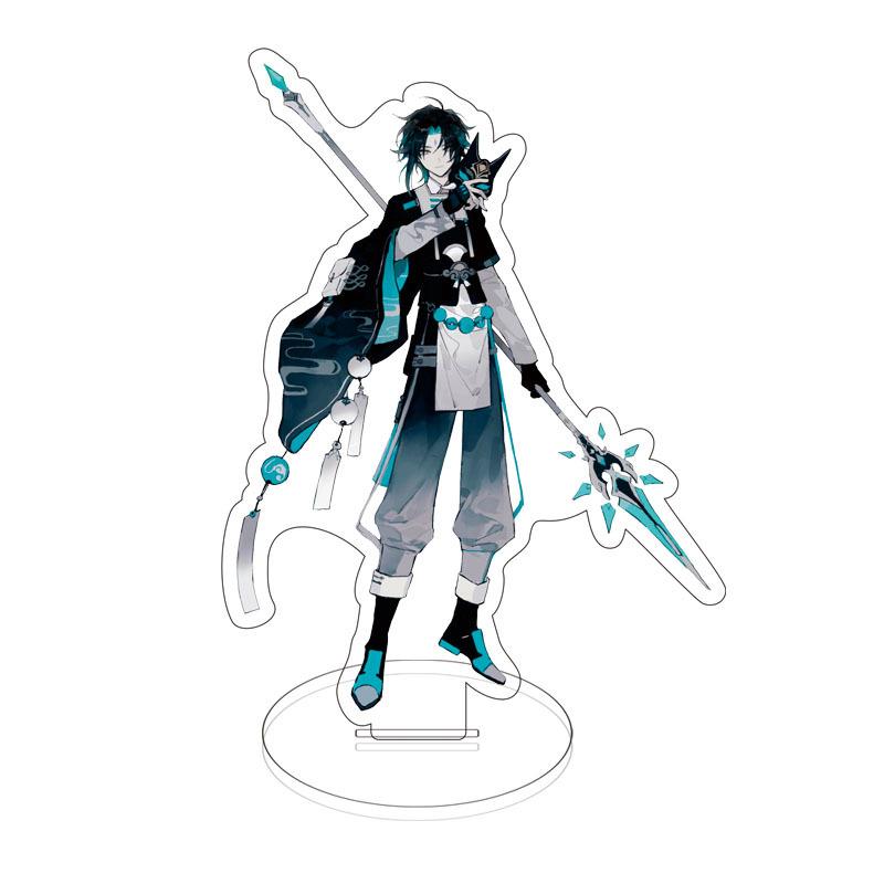 Game Merchandise Paimon Qiqi Di Luke'S Figure Big Stand Painting Animation Acrylic Big Stand Brand Personality