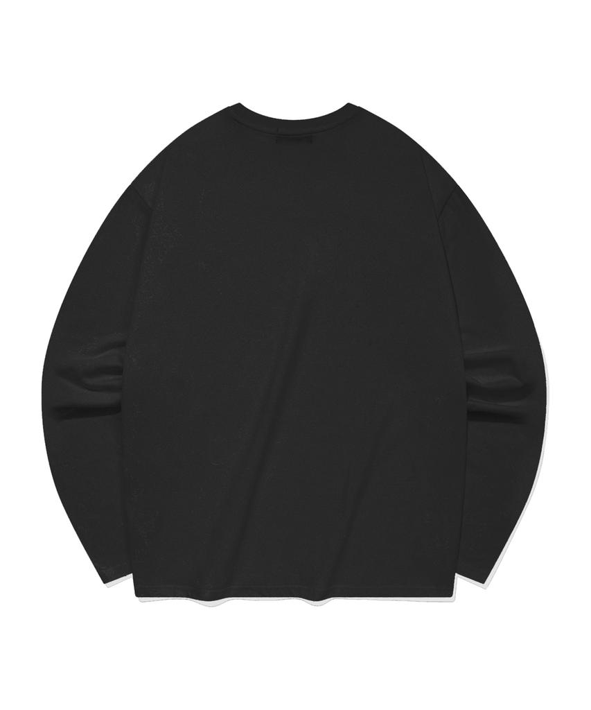 SAINTPAIN Sp Signature Logo Long Sleeve T-Shirt - Black