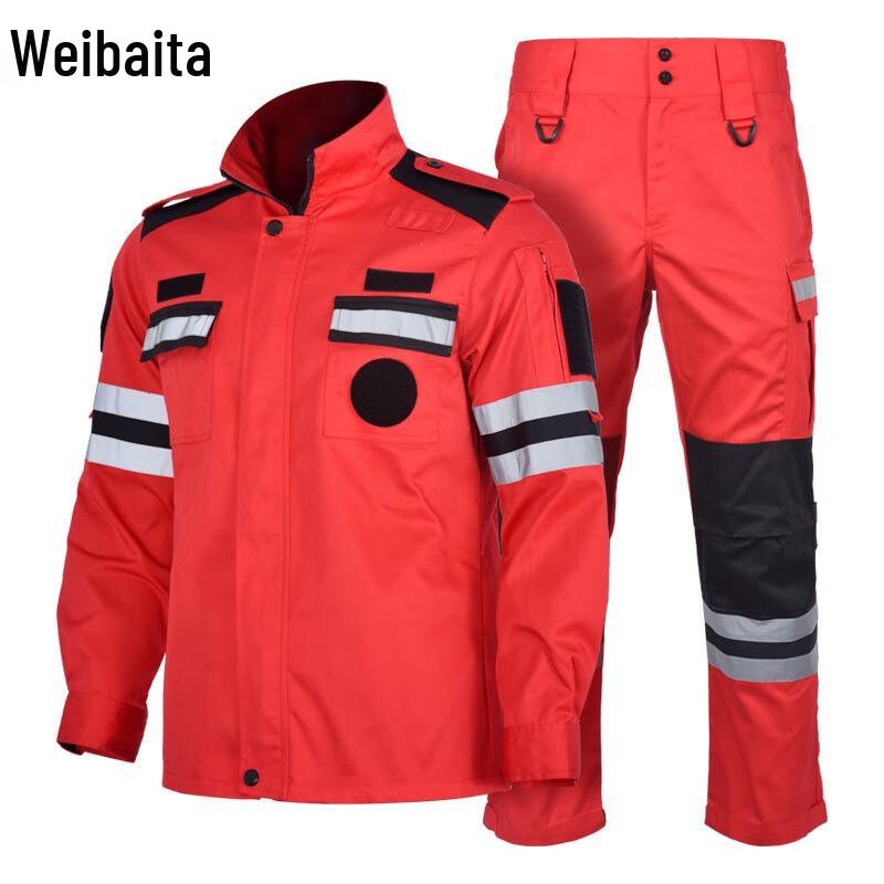 WBD Red Emergency Rescue & Firefighter Workwear Set
