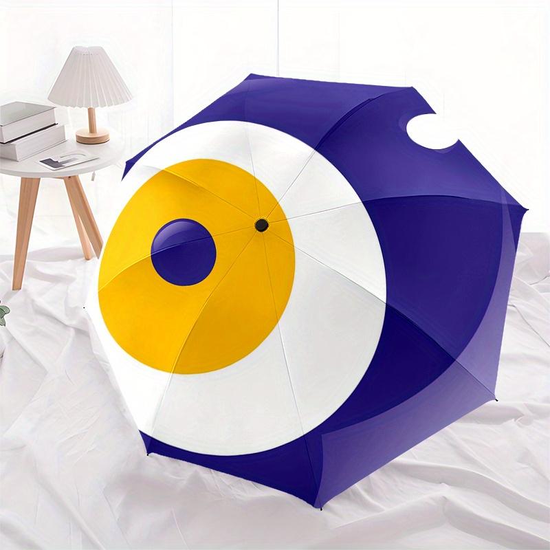 Красочный Амулет-Подвеска «Сглаз» Защитный Талисман Ювелирное Изделие для Удачи и Безопасности Зонт, Портативный Складной Зонт-Трость 3 Сложения для Мужчин и Женщин, S217