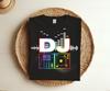 DJ Виниловый Проигрыватель Пластинок Ретро Музыка Винтажный Диджей Футболка, Подарок Для Диджея, Дизайн Футболки Для Диджеинга В Ночном Клубе, День Рождения Для Детей,
