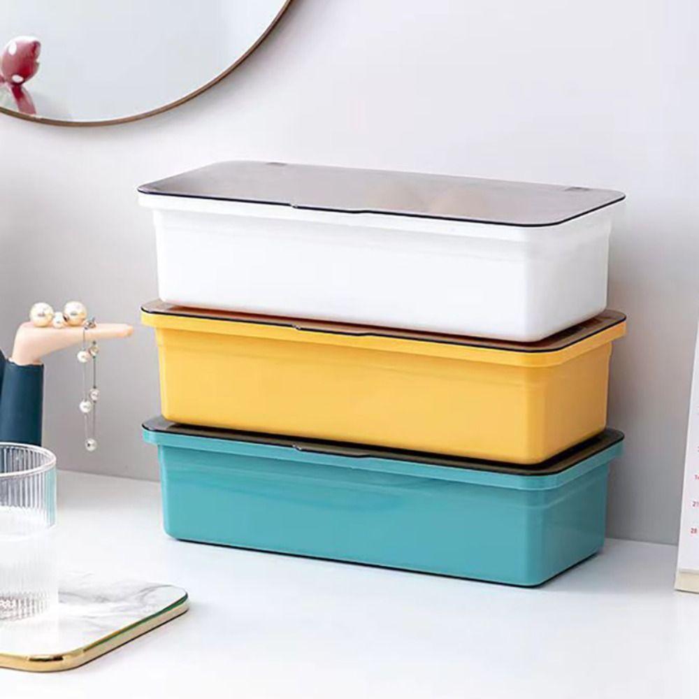 With Lid Chopstick Cage Dust-proof Desktop Organizer High Quality Cosmetics Holder  Kitchen