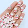 20Pcs New Cute Mini Kawaii Cartoon Kitten Flat Back Resin Cabochons Scrapbook Diy Party Hairpin Accessories Craft A128