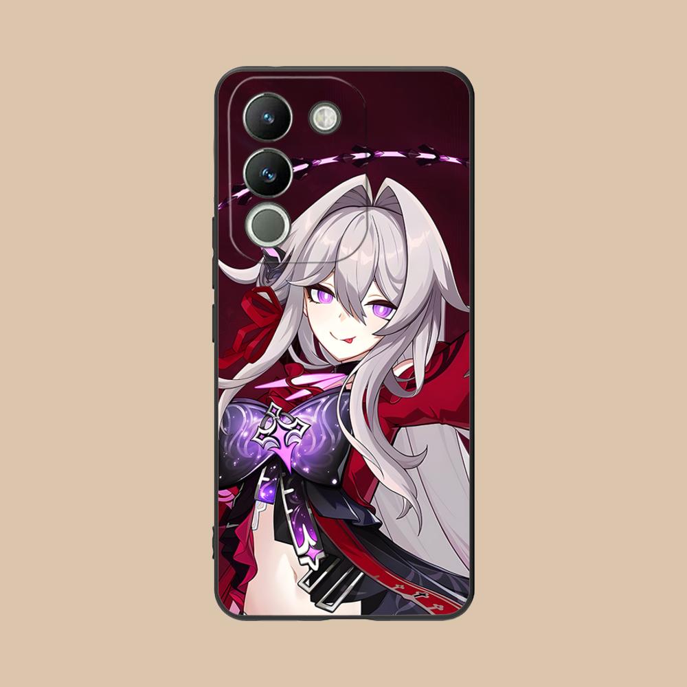 HSR Thelema Матовый ТПУ Чехол для Мобильного Телефона для VIVO V60 V50 V40 V30 V29 V27 V25 V23 Pro Lite 5G Цветной Печатный Чехол