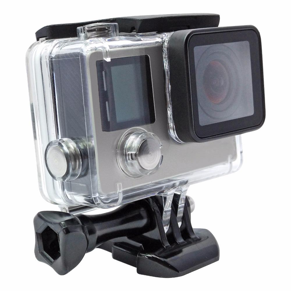 Аксессуары для GoPro Водонепроницаемый бокс для Gopro Hero 3+ / 4 Подводный защитный чехол для дайвинга