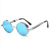 Trendy Unisex Polarized Steampunk Metal Vintage Sunglasses Fashion Thick Border Round Frame Eyeglasses UV400