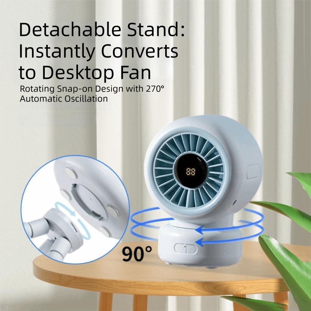 12H Runtime Baby Stroller Fan 3600mAh Rechargeable Fan Intelligent Octopus Clip Fan Children Use