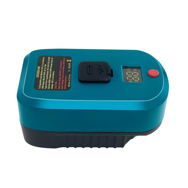 Адаптер для быстрой зарядки аккумуляторов Для Makita/Bosch Для Milwaukee/Dewlt 18/20V Аккумулятора С USB Type-C интерфейсом Вход Выход