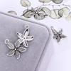Zinc Alloy Starfish Pendant Silver Charms for DIY Jewelry & Crafts