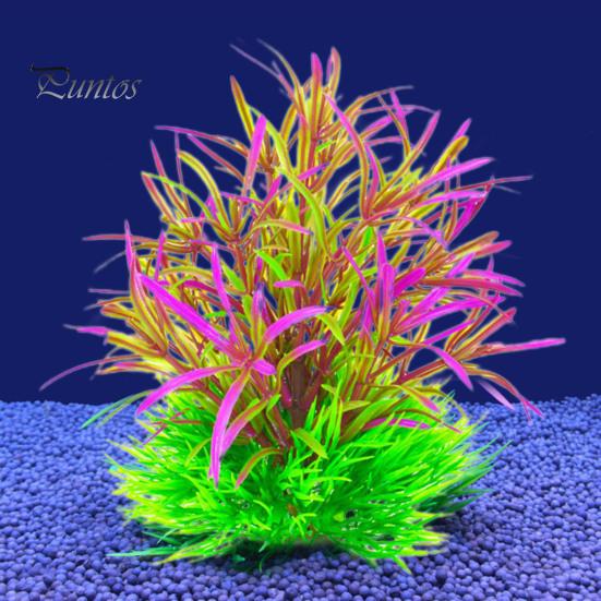 Искусственное водное растение Украшение аквариума с прочной основой Реалистичный дизайн Экологически чистые без запаха Моделирование растений Модельные украшения Аквариумный орнамент