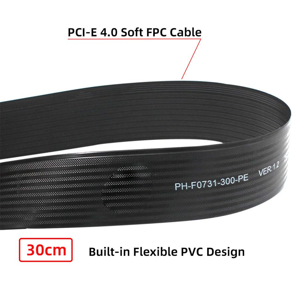 Кабель-удлинитель cablecc NVME NGFF (папа-мама) 30 см под прямым углом кабель PCI Express для материнских плат PCI-E 4.0 M-Key