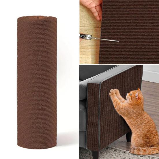 Защитный коврик для мебели от кошачьих когтей, самоклеящийся коврик для кошачьих когтей, настенный коврик для игр с липким покрытием, защитный коврик для дивана от Cat Claws