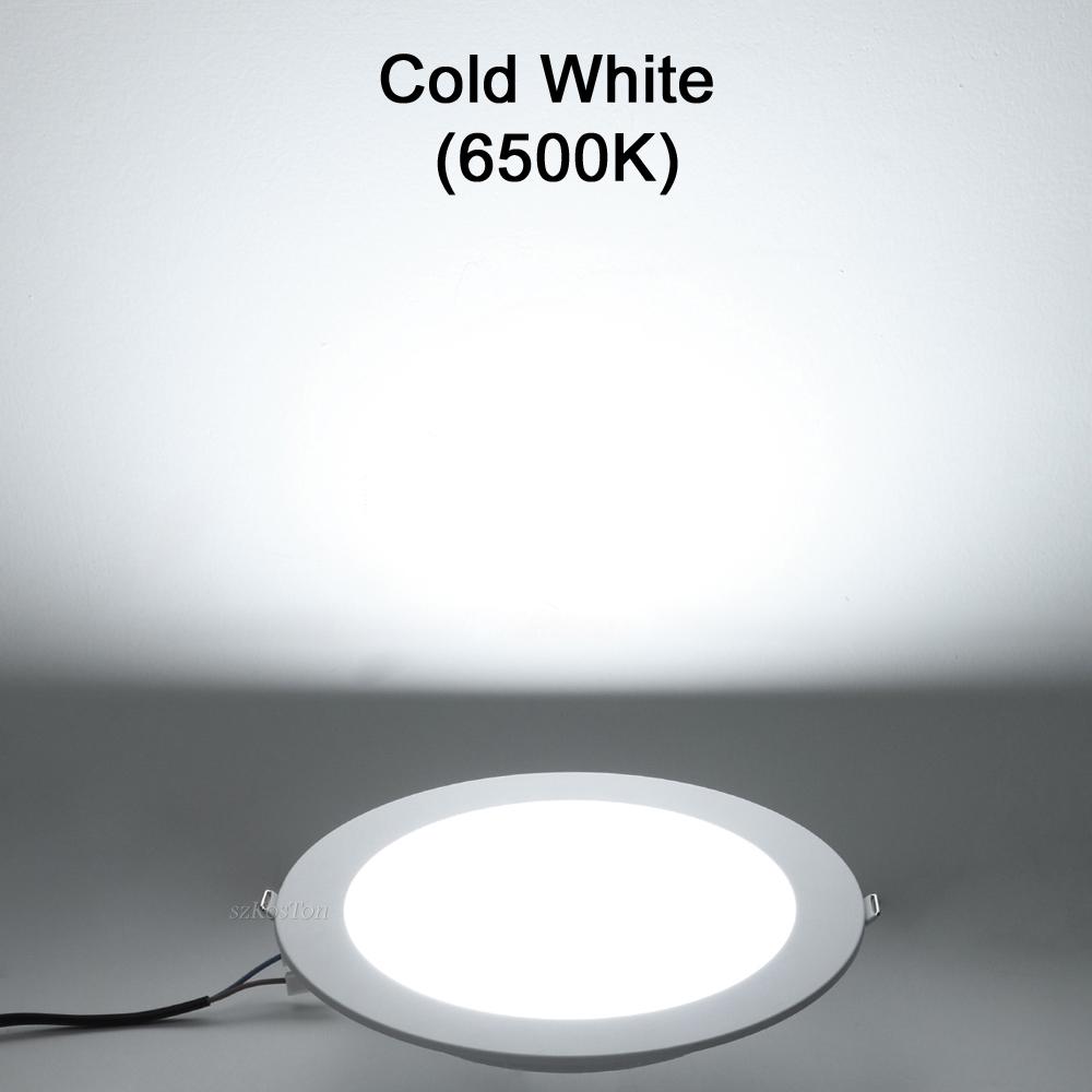 10 шт./лот светодиодный светильник 220 В потолочный светильник 5 Вт 7 Вт 9 Вт 12 Вт 20 Вт встраиваемый круглый панельный светильник прожектор внутреннее освещение