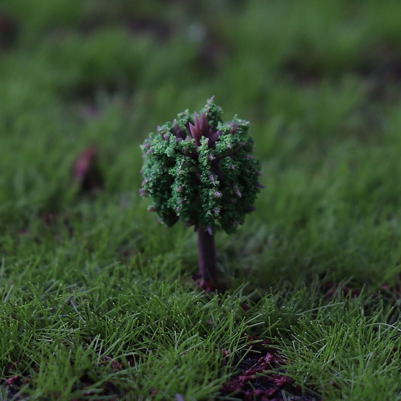 20 Pcs Shrub Vegetation Military Scene Sand Table Landscape Tree Model Deor