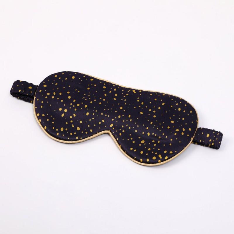 19mm Silk Eye Mask Sleep Nap 100% Mulberry Light-Blocking Breathable Design Multiple Print Patterns