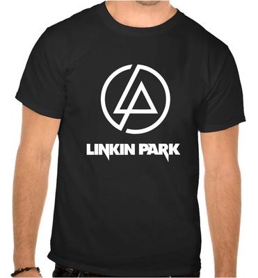 Linkin Park Рок-музыка Логотип Детская Футболка Черная -1030 -SW-Kids-