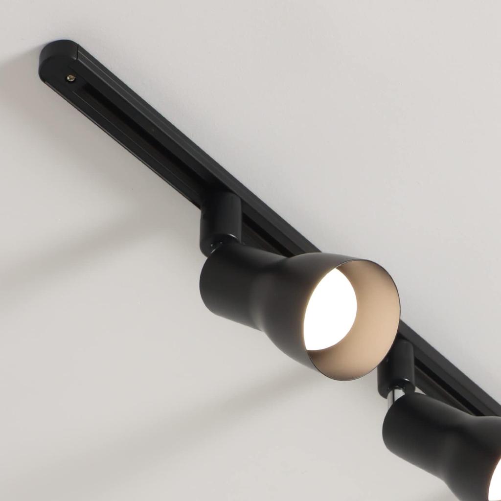 Szbritelight Duct Rail, 1m Outlet with Switch, Lighting Bar, Cord Type, Easy Installation, No Construction Required, Interior Ceiling Lighting, Rail