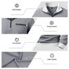 Spring and Autumn Men's Zipper Men's Waffle Casual Sports Polo Shirt Sweatshirt
