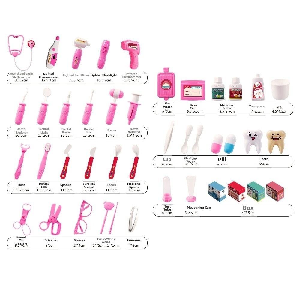 Simulation Dentist Children Doctor Play Set Creative Kid Stethoscope Doctor Set Children Toys