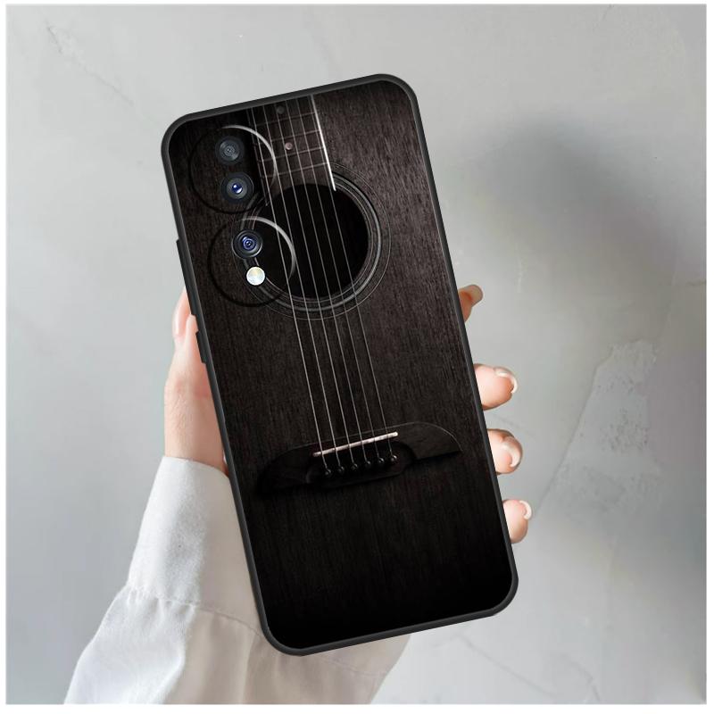 Винтажные Музыкальные Гитары Чехол Для Honor Magic 8 Pro 6 7 Lite Для Honor Win RT 50 70 90 200 400 X8c X8b X9a X9b X9c X9d