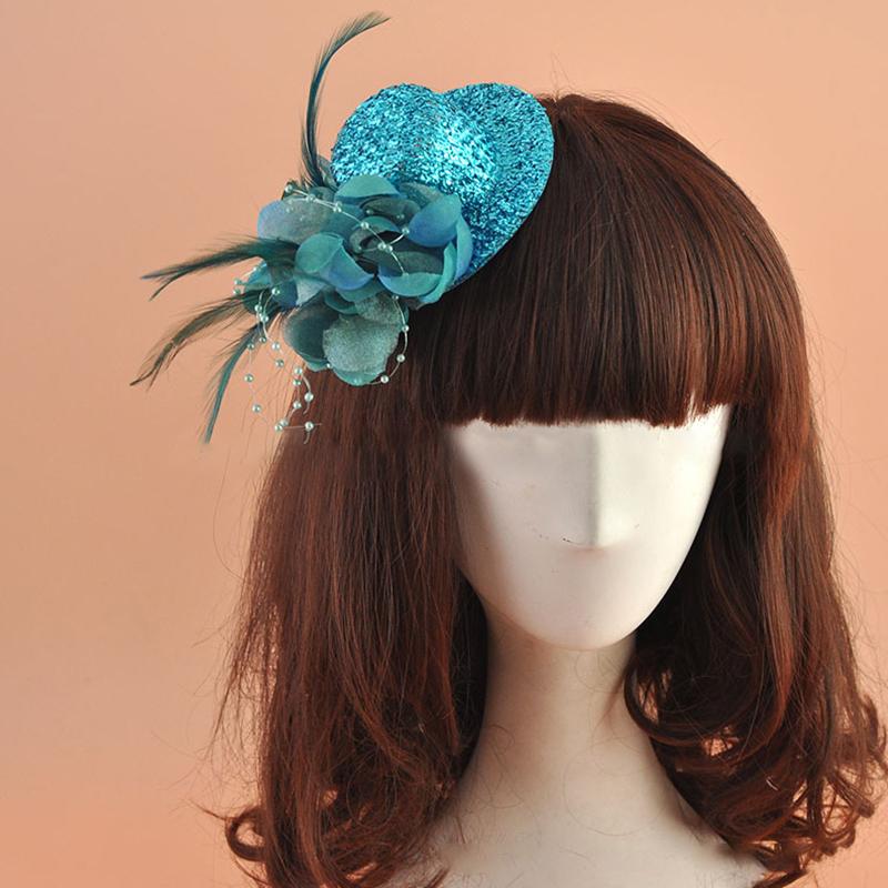 1 шт. Заколки для волос Перо Женские аксессуары для волос Фасинатор Головной убор Декор из жемчуга