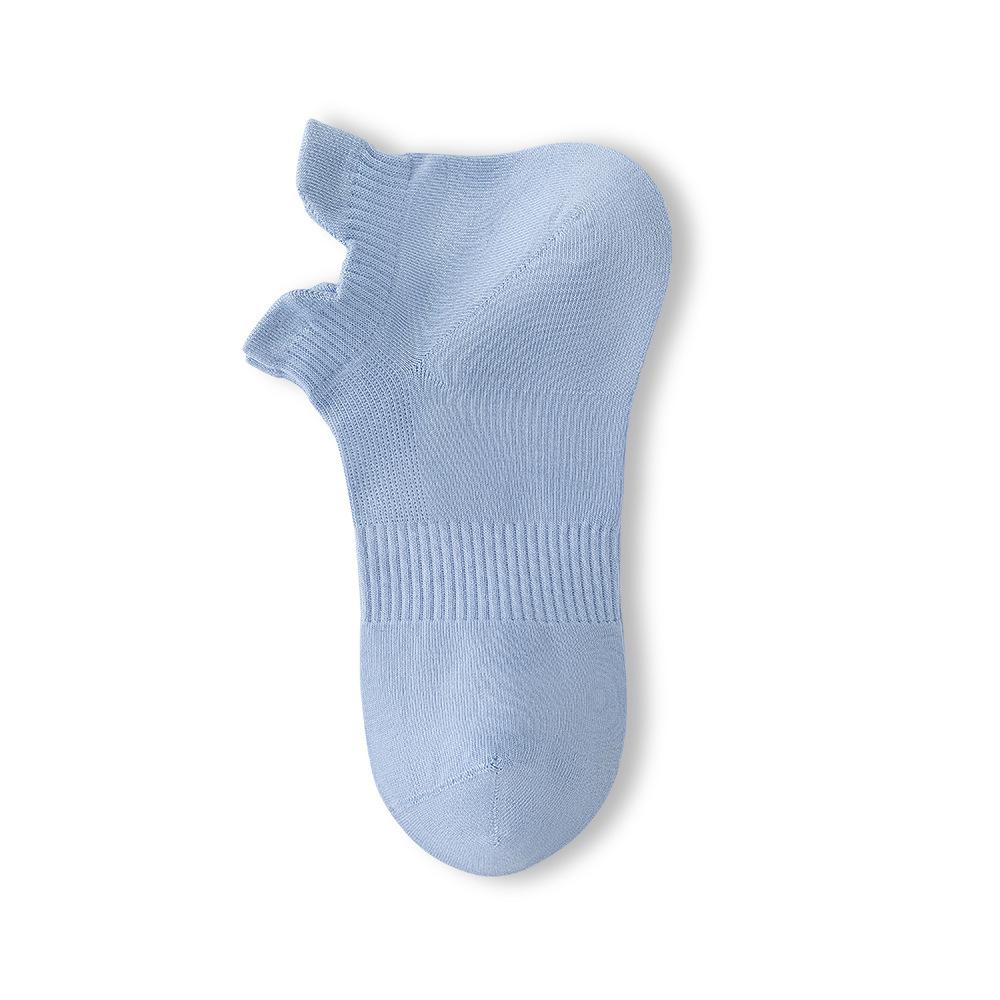 Мужские весенне-летние тонкие спортивные дезодорирующие носки из сетчатого хлопка 5A с антибактериальным эффектом и влагоотведением