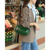 Spring and Summer New Niche Fashion Underarm Bag Head Layer Vegetable Tanned Cowhide Wide Shoulder Strap Crossbody Bag