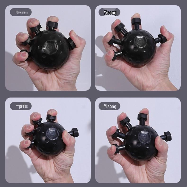 Portable Cross-Border Finger Grip Strengthener & Decompression Press Ball