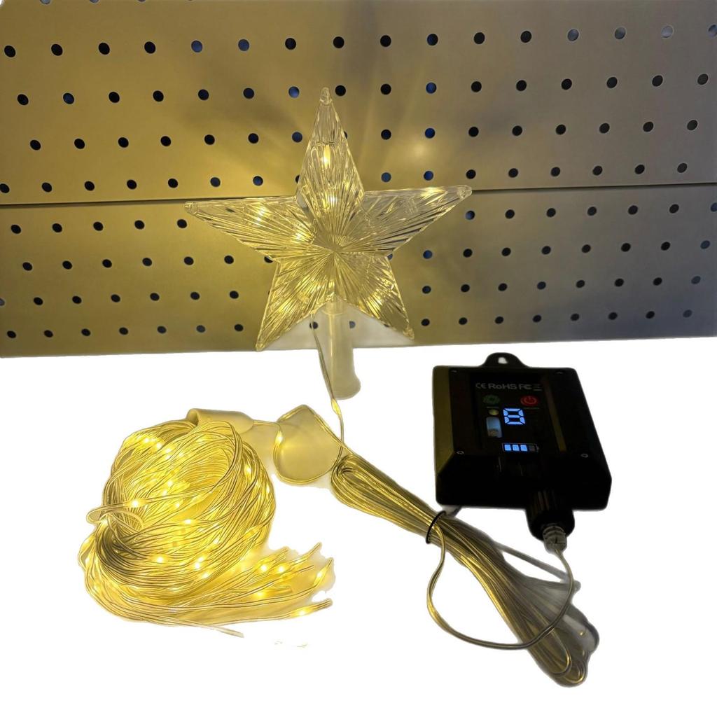 Уличные водонепроницаемые рождественские гирлянды - кожаная нить, водопад и декор для двора