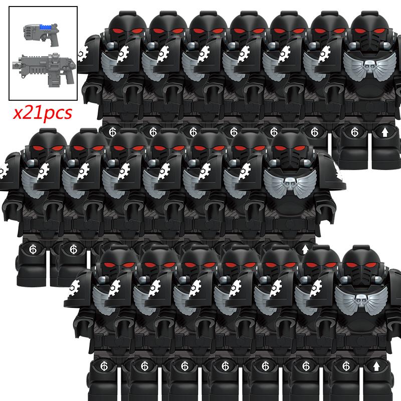 MOC Рыцари Крови Военные Ангелы Черный Молот Тамплиеры Военные Солдаты молоты Экшн-фигурки Строительные блоки Кирпичики дети DIY Игрушки