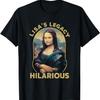 Hilarious Mona Lisa Funny Painting Artwork T-Shirt
