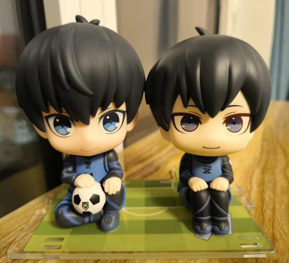 В наличии Аниме Фигурка Blue Lock Исаги Ёичи Чигири Хёма Бачира Мэгуру Наги Сэйширо Коллекционная модель фигурки Экшн Игрушка-кукла