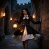 Средневековое Ренессансное Готическое Платье С Жабо Для Косплея И Фэнтези Ролевых Игр
