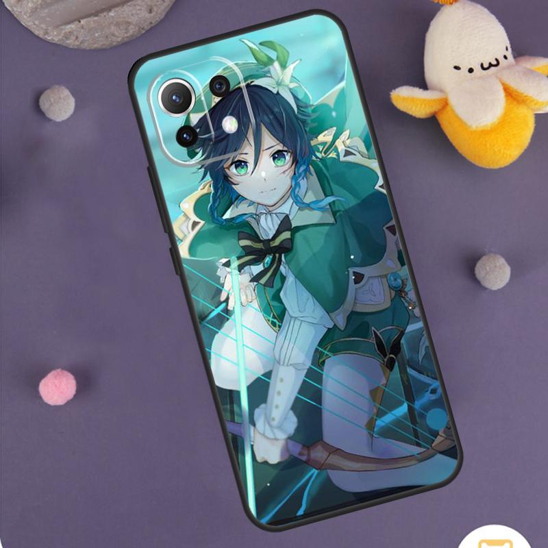 Чехол Genshin Impact Venti для Xiaomi 14 15 Ultra 13T 14T 15T 17 Pro Max POCO F5 F6 F7 X5 X6 X7 Pro F8 Ultra
