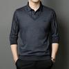 Men's Sweater Fake Two-piece Autumn New Shirt Collar Sweater Casual Men's Middle-aged Fashion Simple Pullover