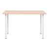 Dining Table 120 * 60 * 73 Cm Oak Brown and White