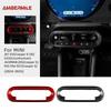 For MINI F65 F66 F67 J01 Electric EV Cooper E SE Countryman U25 J05 Dry CarbonInterior Center Console Control Frame Cover Trim