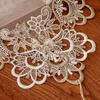 Роскошная кружевная скатерть с цветочным узором, европейская элегантная вышитая скатерть для обеденного стола, журнального столика и тумбы под телевизор, рождественский домашний декор