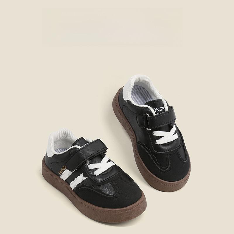 2025 Детская немецкая нескользящая спортивная обувь: Весенне-осенняя коллекция — белые кроссовки с мягкой подошвой для мальчиков и девочек