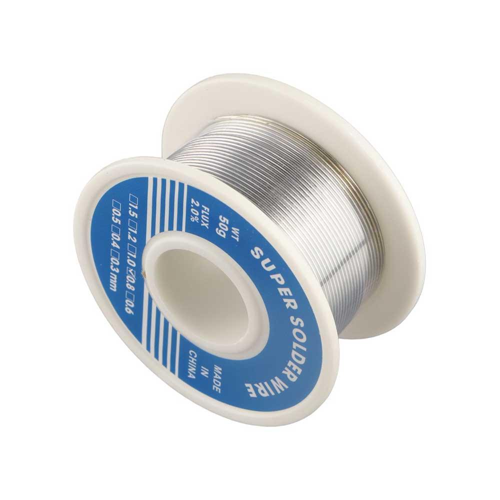 Сварочная проволока для полюсных наконечников Низкоплавкая проволока с флюсом 0,8 мм Паяльная проволока Сварочный инструмент