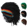 Hip Hop Style Hat, One-Piece Dreadlock Wig Knit Hat, Boys And Girls Hip Hop Cap, Music Festival Hat for Parties Festivals Halloween Daily Wear