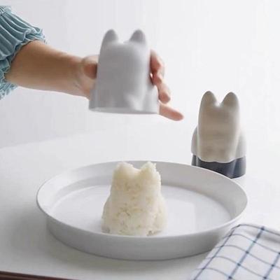 Форма для рисовых шариков Кот Форма для риса Форма для приготовления суши Антипригарные кухонные гаджеты пищевого класса Инструменты для украшения тортов Кондитерские принадлежности Для
