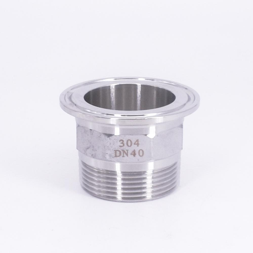 1/2" 3/4" 1" 1-1/4" 1-1/2" 2" BSPT Наружная резьба 1.5" 2" 2.5" Tri Clamp Шестигранная гайка Муфта-переходник Нержавеющая сталь SUS304 Санитарный соединитель Для домашнего пивоварения